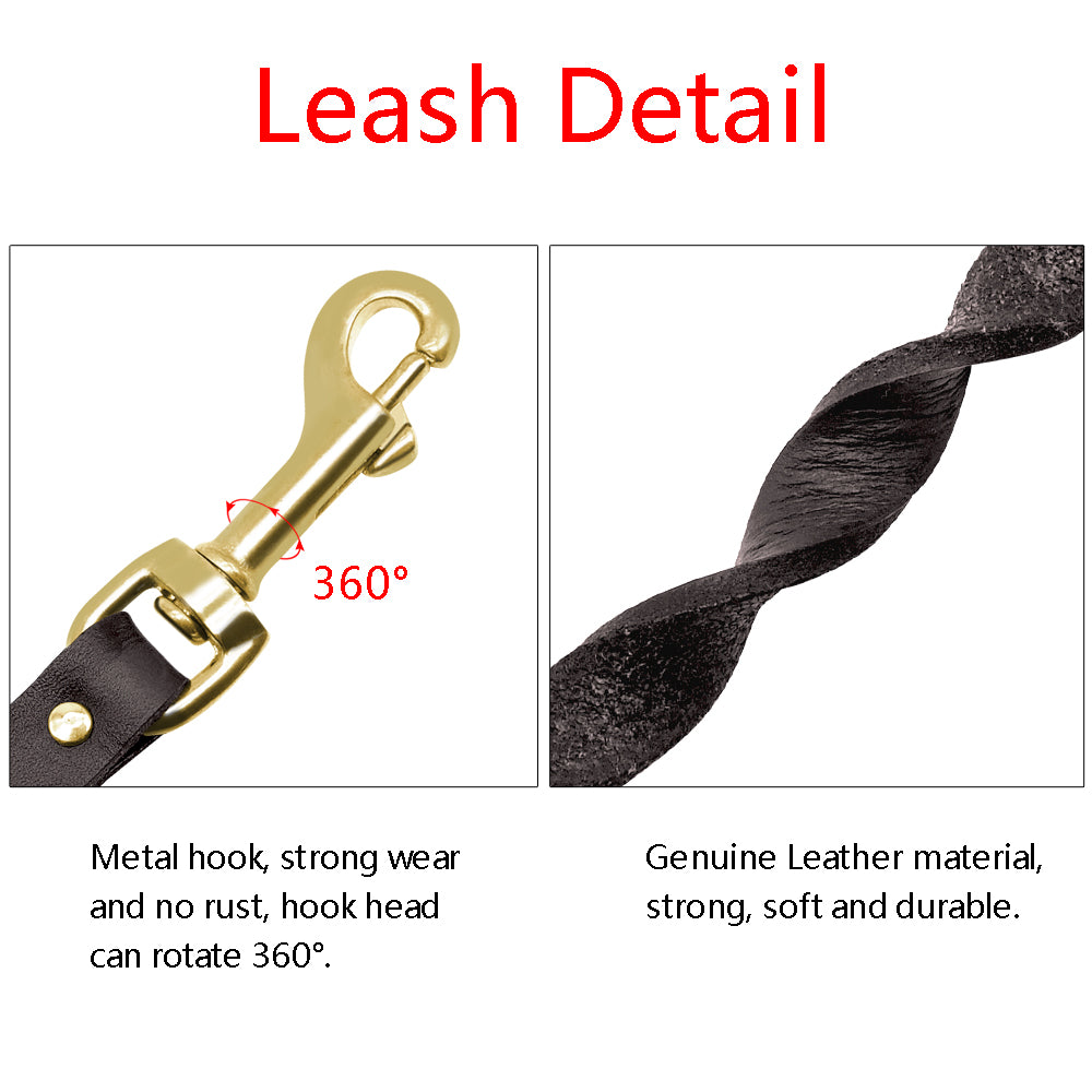 Pit Bull Dog Harness Leash Set No Pull Genuine