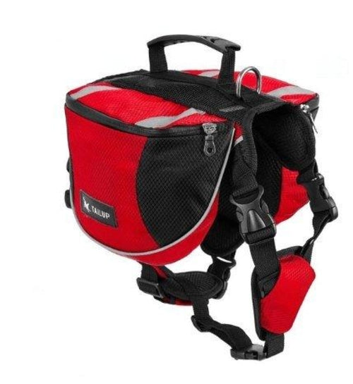Adventure Paws Pet Harness With Built-In Backpack