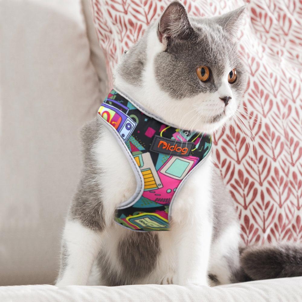 Comfortfit Nylon Dog And Cat Harness Leash Set