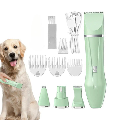Cat Foot Hair Trimmer 4 In 1 Electric Clippers For Precision Trimming