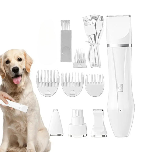 Cat Foot Hair Trimmer 4 In 1 Electric Clippers For Precision Trimming