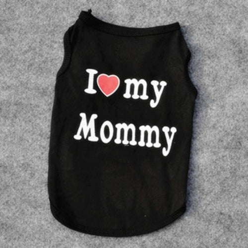 Love Cat Clothes Cotton Pet T Shirts Clothing For