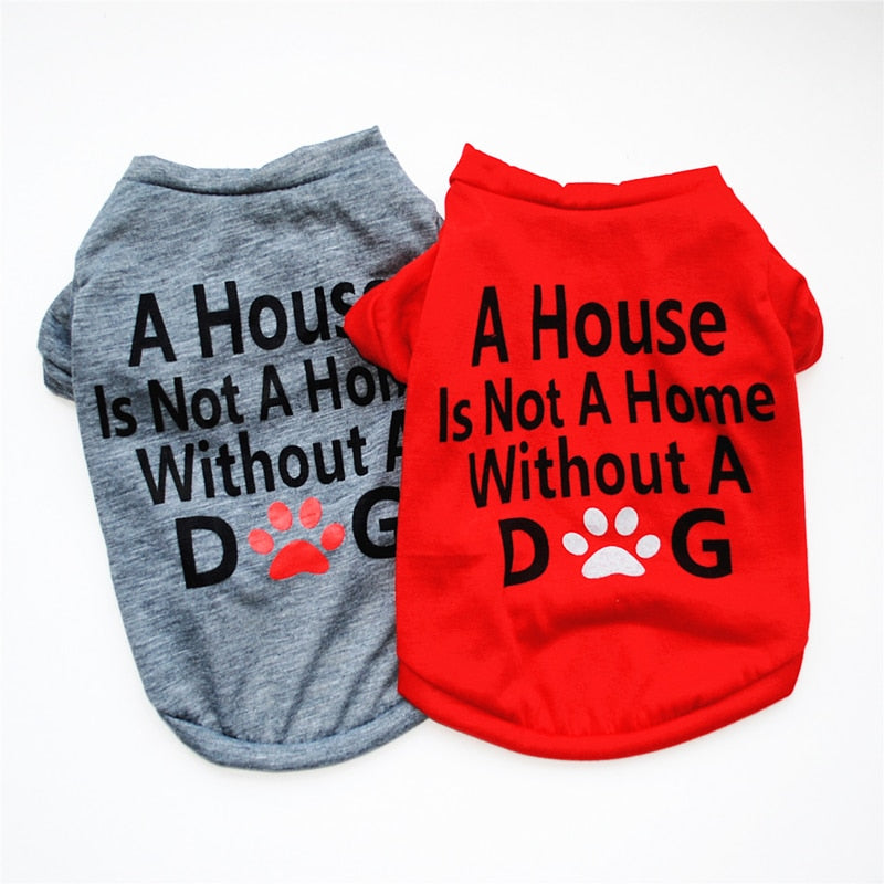 Love Cat Clothes Cotton Pet T Shirts Clothing For