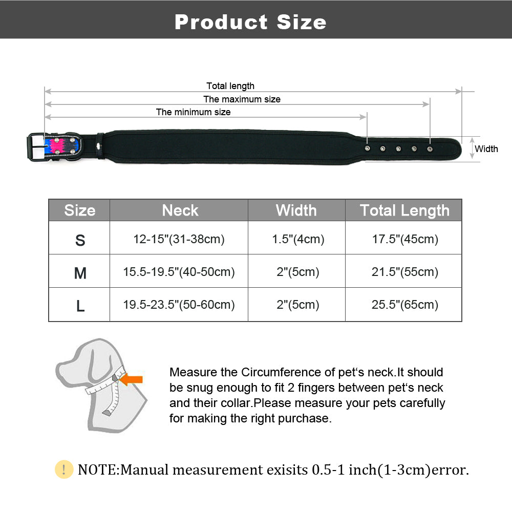 Nylon Dog Collar Reflective Pet Dogs Collars