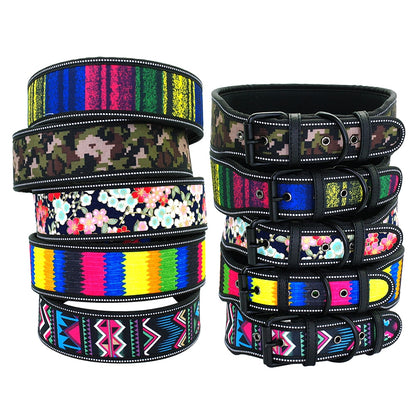 Nylon Dog Collar Reflective Pet Dogs Collars