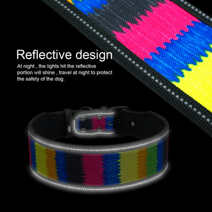 Nylon Dog Collar Reflective Pet Dogs Collars