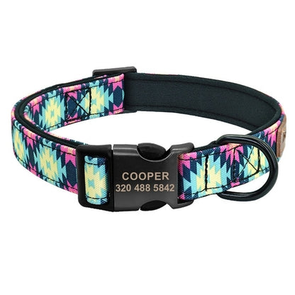 Personalized Dog Collar Custom Puppy Pet Collar