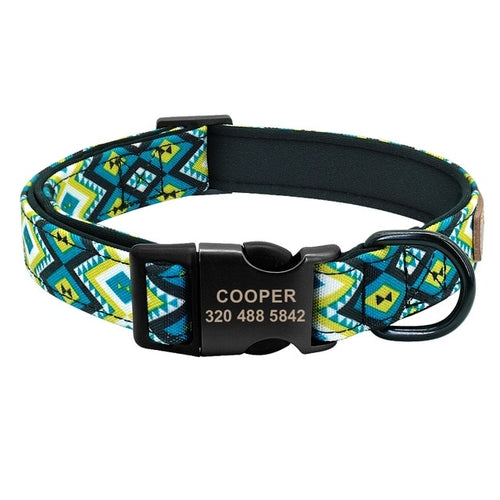 Personalized Dog Collar Custom Puppy Pet Collar