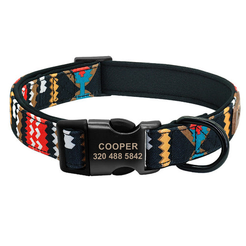 Personalized Dog Collar Custom Puppy Pet Collar