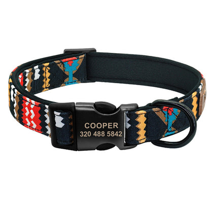 Personalized Dog Collar Custom Puppy Pet Collar
