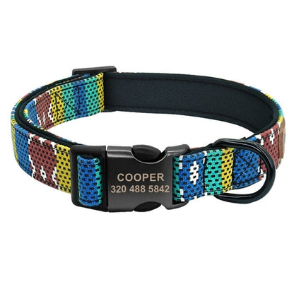 Personalized Dog Collar Custom Puppy Pet Collar