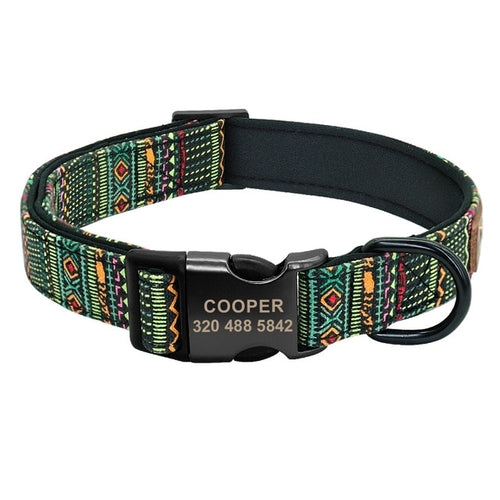 Personalized Dog Collar Custom Puppy Pet Collar