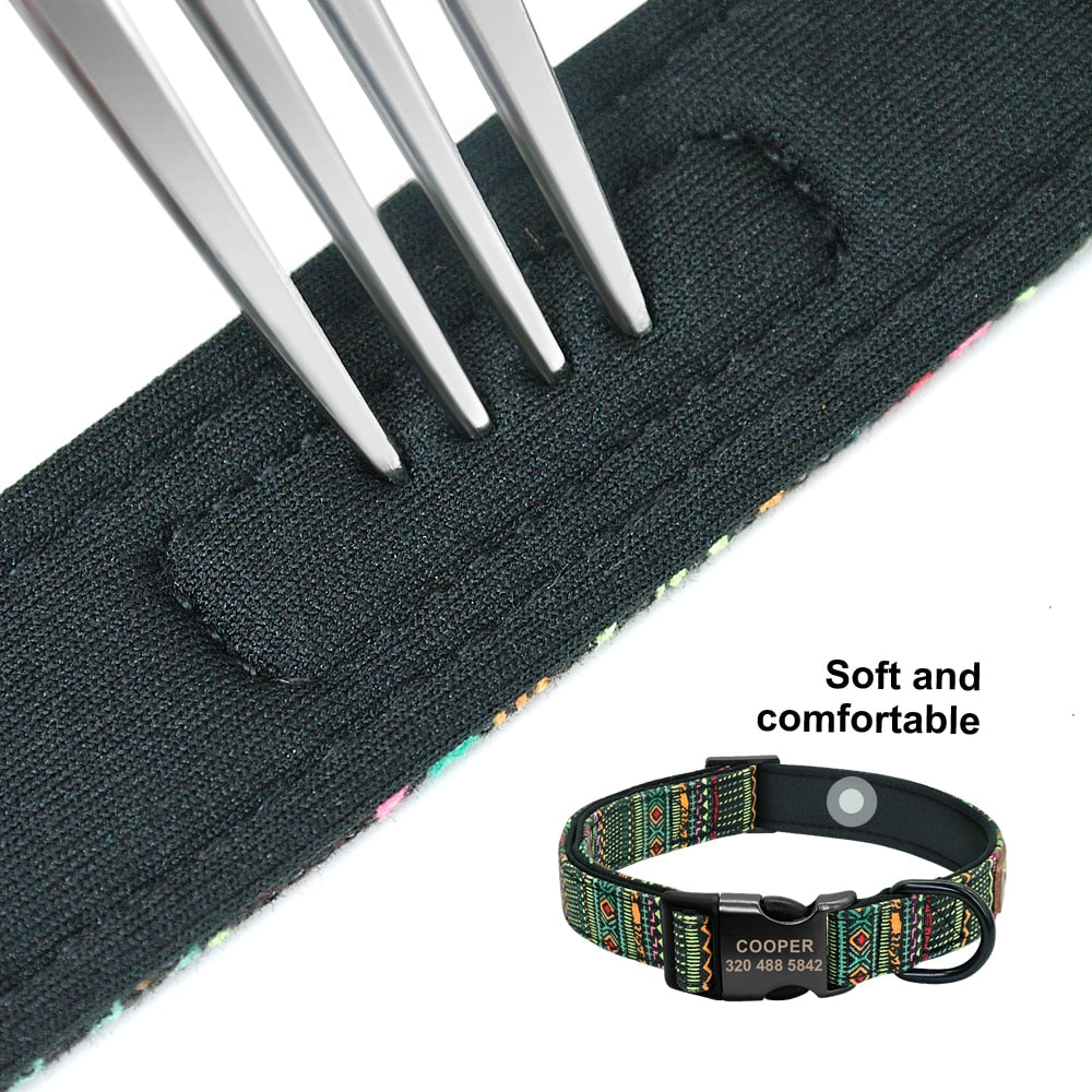 Personalized Dog Collar Custom Puppy Pet Collar