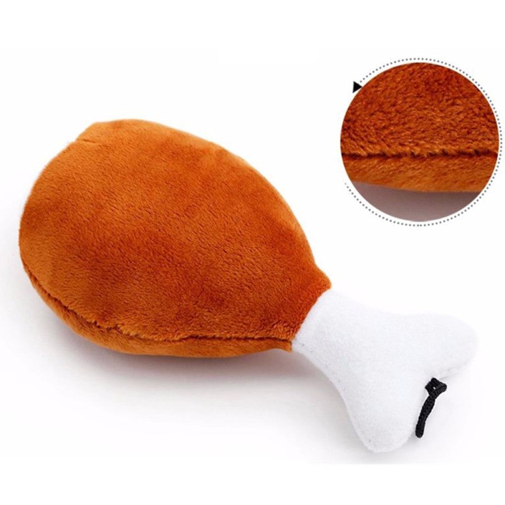 Pet Dog Toys Big Chicken Leg Plush Dogs Chew