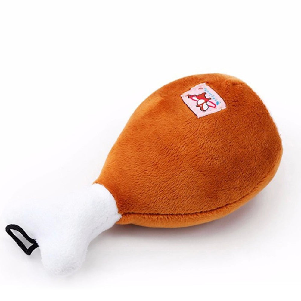 Pet Dog Toys Big Chicken Leg Plush Dogs Chew