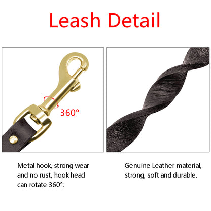 Pit Bull Dog Harness Leash Set No Pull Genuine