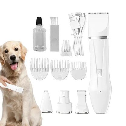 Cat Foot Hair Trimmer 4 In 1 Electric Clippers For Precision Trimming