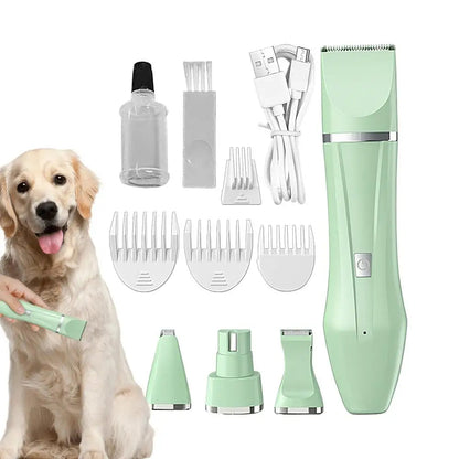 Cat Foot Hair Trimmer 4 In 1 Electric Clippers For Precision Trimming