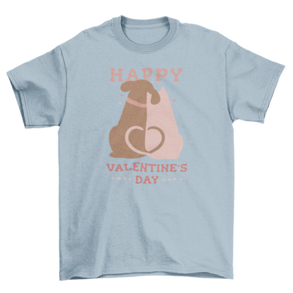 Happy Valentine's day pets t-shirt