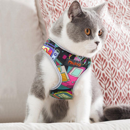Comfortfit Nylon Dog And Cat Harness Leash Set