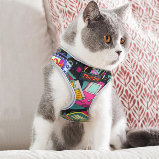 Comfortfit Nylon Dog And Cat Harness Leash Set